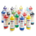 7 X 600 Ml Artmix Ready Mixed Poster Washable Paint Colours Kids Paints