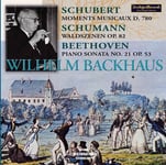 Wilhelm Backhaus  Moments Musicaux  CD