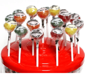 Sugar Free Fruity Lollipops with Vitamin C Simpkins - 30 Lollies Ball pop Sweets