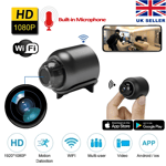 HD 1080P Mini Spy Audio Mic Camera Hidden HD Security Night Vision Motion Cam UK