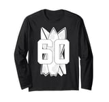 SURFER SURFBOARD NUMBER 60 SURFING 60TH BIRTHDAY Long Sleeve T-Shirt