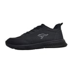 KangaROOS Homme KL-A Club Basket, Jet Black/Mono, 40 EU