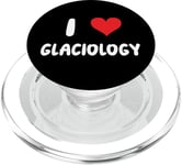 I Love Glaciology – Cœur – Iceberg Calving Erosion Flow PopSockets PopGrip pour MagSafe