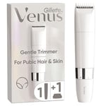 Gillette Venus Tondeuse Zone Intime Pour La Peau Et Les Poils Pubiens Pour Les Femmes, Epilation En Douceur Qui Protège La Peau Du Pubis, Etanche, Dotée De La Technologie Braun