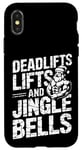 iPhone X/XS Funny Deadlifts and Jingle Bells Santa Claus Gym Fitness Pun Case