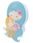 Mermaid Love Mummy Mother's Day 3D Paper Dazzle Greeting Card Glitter Finished