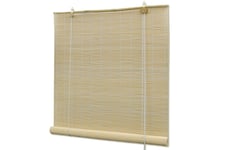 Rullegardiner naturlig bambus 100x160 cm - Beige Rullegardin