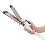 5 Barrel Curling Iron Temperature Adjustable Hair Waver Crimper With LCD 110 BST