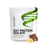 2 x Veganprotein - Soy Isolate - 750 g - Double Chocolate Peanut - Body Science - Sojaprotein, Veganskt proteinpulver