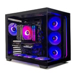 PC GAMING – PC Gamer Aqua C5 4070S Black – AIRCOOLING 120mm Argb – Boitier ANTEC ARGB C5 Black – MSI B760-P WiFi – Corsair SL RGB 16Go 3600 BK – SSD NVME 1To PCIE4,0 – Windows 11 Pro