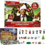 2024 Julkalender med 24 luckor - National Lampoon, Liten julrolig blind box Christmas Vacation-figurer och tillbehör Jul