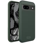 TUDIA MergeGrip Coque Compatible avec Google Pixel 8a (2024), [Double Couche] Résistante Aux Chocs Fine de Qualité Militaire Antidérapante Robuste (Vert Pin)