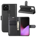 Google Pixel 4A 5G      Pu Wallet Case    [Black]