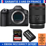 Canon EOS R5 Mark II + RF 35mm f/1.4 L VCM + 1 SanDisk 128GB Extreme PRO UHS-II SDXC 300 MB/s + 1 Canon LP-E6P + Ebook '20 Techniques pour Réussir vos Photos' - Appareil Photo Hybride Canon