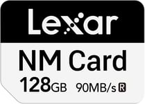 Nm Card Carte Nm 128Go, Carte Nano, Jusqu'À 90 Mo/S En Lecture, Jusqu'À 85 Mo/S En Écriture, Carte Mémoire Nano Pour Smartphone Avec Emplacement Pour Carte Nano (Lnmcard128G-Bnnaa)