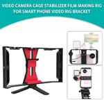 Video Camera Cage Stabilizer Mount Holder Handheld Frame Film Rig Vlog Phone