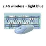 2,4G:n langattomat pelinäppäimistö- ja hiirisarjat pöytätietokoneille 86-näppäimen langaton näppäimistö ja hiiri -yhdistelmä Ergonominen muotoilu Yhteensopiva Windows 2000/XP/7/Vista/98/ME/8/10 kanssa