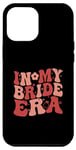 Coque pour iPhone 15 Plus In My Bride Era Groovy Bachelorette Party Wedding pour femmes