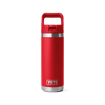 Yeti Rambler 18oz Straw Bottle - Rescue Red