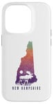 iPhone 14 Pro New Hampshire Moose State Map Pride Vintage Nature Lover Case