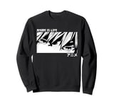 Anime Is Life Japanese Anime Eyes Otaku Manga Anime Boy Teen Sweatshirt