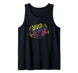 Saved By The Bell Distressed Logo with Dodads Tank Top