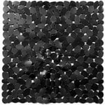 Tapis de Douche Antiderapant,54x54cm(Noir) Tapis de Douche Carrés,Tapis de Baignoire Antidérapant et Anti-moisissure,Tapis de Bain Antiderapant