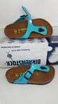 BIRKENSTOCK  GIZEH THONG SANDALS KIDS - SIZE UK 11.5-EU 30 -TURQUOISE BLUE