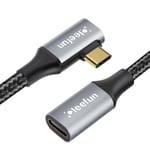 Rallonge Usb C 0.5M, Usb3.2 Cable Usb C Male Vers Femelle Soutien 100W Charge 4K@60Hz Video Et 10Gbps Transfert Pour Iphone 16/15 Pro, Macbook Pro/Air, Ipad Air/Pro, Xps 15, Galaxy S24/S23[X4103]