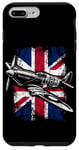 Coque pour iPhone 7 Plus/8 Plus Spitfire Historic World War II British Fighter Avion Apparel