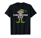 Construction Elf Matching Family Group Christmas Party T-Shirt