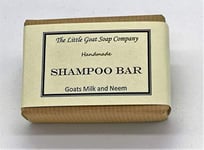 1 x Shampoo Bar - Goats Milk and Neem Oil 100G. Eczema, Psoriasis, Seborrhoeic 