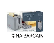 KitchenPerfected 2-Slice Extra Wide Slot Toaster - Grey