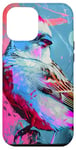 iPhone 13 Pro Max White Crowned Sparrow Bird Lover Graffiti Art Case