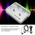 Portable Tape Cassette Player Compact Stereo Sound FM Radio for Music Lovers NEW