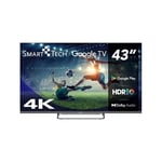 Smart Tech 43ug02v Google 43´´ 4k Led Tv  Europe PAL