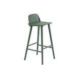 Muuto - Nerd Bar Stool 65 cm - Green - Lasten tuolit - David Geckeler - Vihreä - Puu