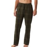 Björn Borg Core Soft Flannel Pyjama Pants Militärgrön X-Large Herr