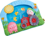 HABA- Schwein 305222 – Tapis éléments de Jeu Polyvalents pour stimuler la Perception et la motricité, Jouet pour bébé à partir de 6 Mois, Bleu, Moyen