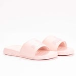 Puma Womenss Adults Popcat Logo Sliders in Pink material_Synthetic - Size UK 6