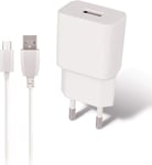 Max- Chargeur Usb 1a & Câble Pour Samsung Galaxy A10 - Galaxy J4 Plus - Galaxy A7 2018 - Galaxy J6 Plus - Galaxy J6 - Galaxy A6 Plus - Galaxy A6 - Galaxy A8 - Galaxy J7 2017 - Gala[Cha241276]