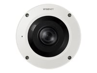 Hanwha Vision Wisenet X Xnf-9010Rv - Nätverksövervakningskamera - Kupol - Utomhusbruk - Vandalsäker - Färg (Dag&Natt) - 12 Mp - 3008 X 3008 - Fast Lins - Ljud - Komposit - Lan 10/100 - Mjpeg, H.264, H.265 - Likström 12 V/Poe Klass 3