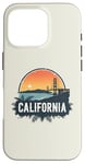 Coque pour iPhone 16 Pro Souvenir rétro avec horizon californien