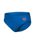 Arena Boys Boy's Swim Graphic Brief, Blue China-calypso Coral, 62 EU