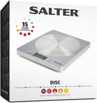 Salter 1036 SVSSDR Disc Digital Kitchen Scale – Electronic Food Scale, Add & 5kg