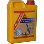 Hydrofuge de masse liquide SIKA SikaCem - Pour béton et mortier - 2L