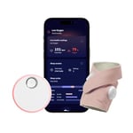 Owlet Dream Sock® - Smart Baby Monitor - Track Live Pulse (Heart) Rate, Oxygen in Infants - Dusty Rose