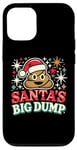 Coque pour iPhone 12/12 Pro Santa's Big Dump - Funny Xmas Pajamas Christmas Poop