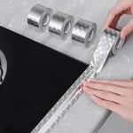 Self Adhesive Sink Edge Sealant Tape Waterproof Strips Tinfoil Sealing Strip