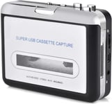 Lecteur de Cassette Cassette USB vers PC MP3 CD Switcher Converter Capture Audio Music Player avec Casque